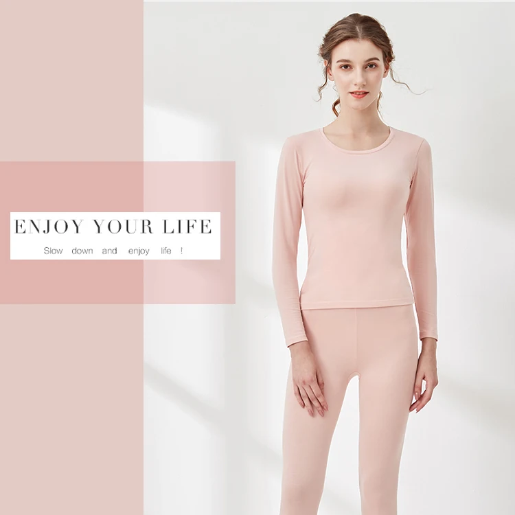 
Economical Custom Design Trend Womens Set Women Thermal Underwear 