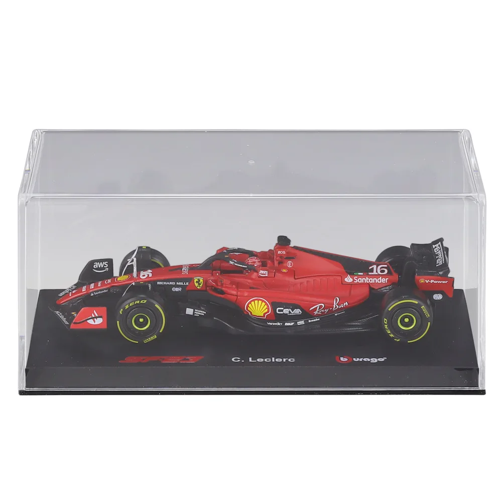 2023 Bburago1:43 F1 модель автомобиля F23 металлическая гоночная игрушка Моделирование легкосплавная оптом