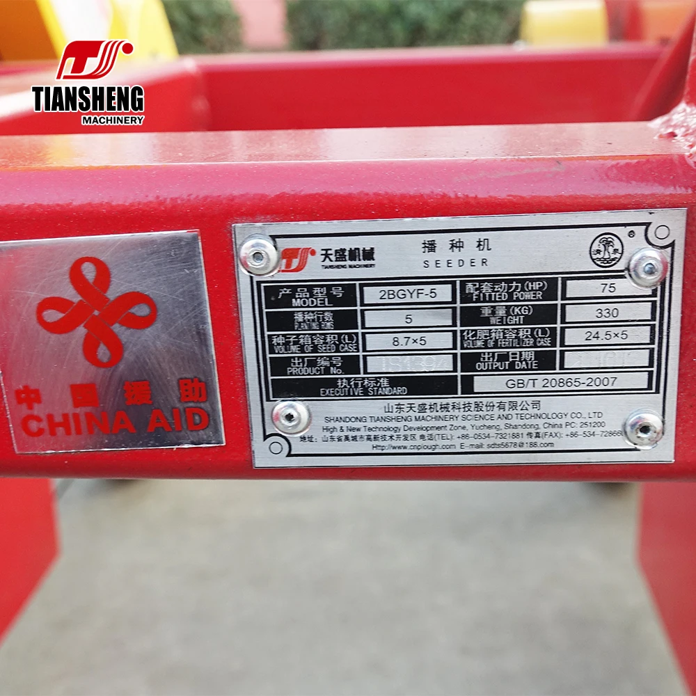 TIANSHENG new products hot selling low price maize planter with tractor
