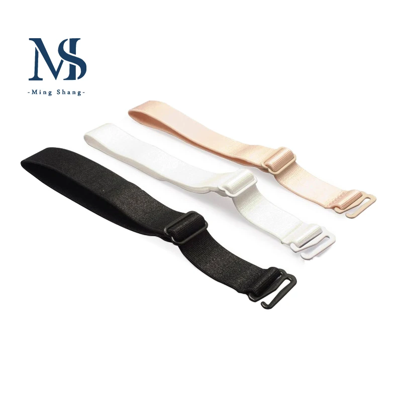 Economics Wholesale Stock Custom Color 18 mm  Bra Strap Elastic Bra Strap For Lingerie Shoulder Strap