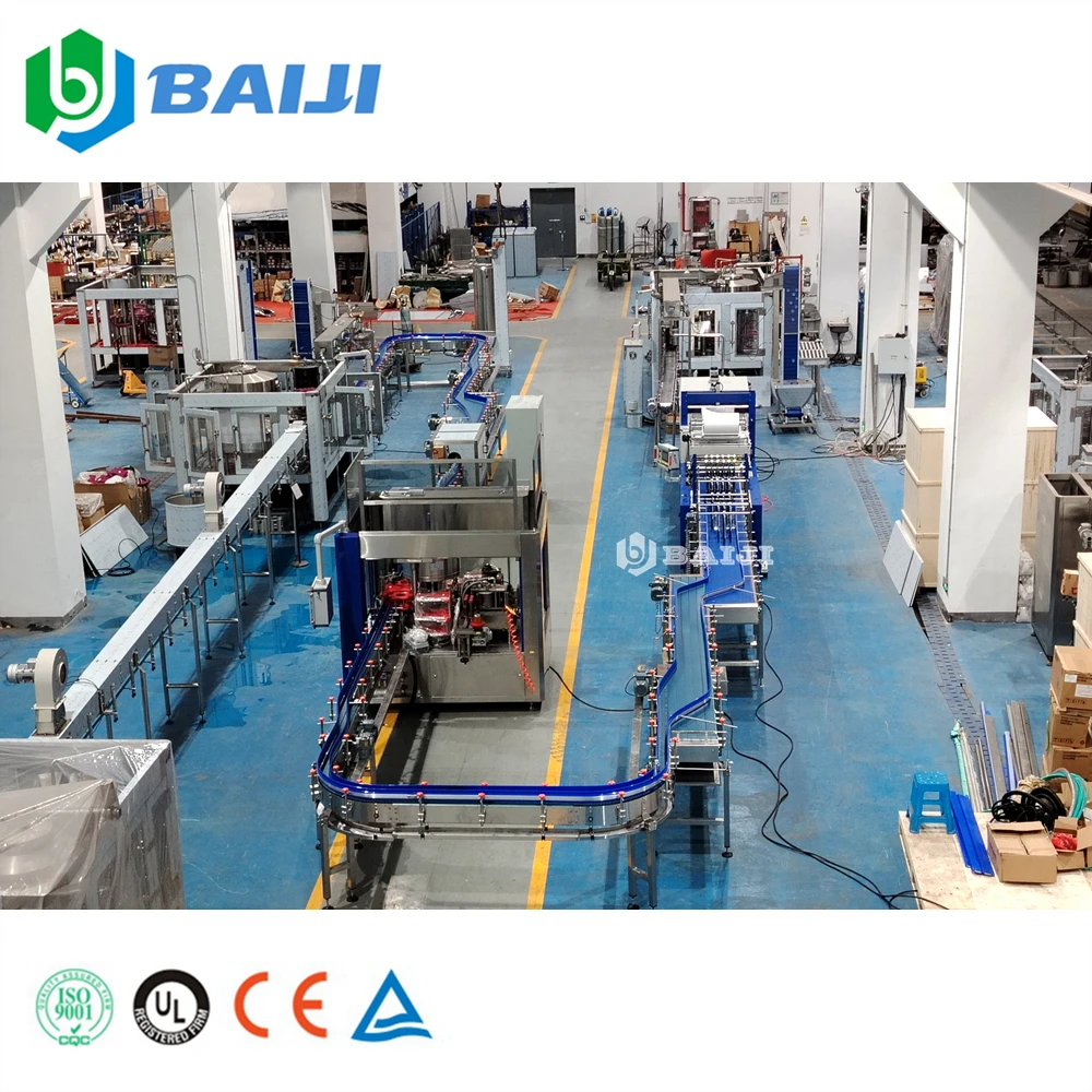 Full automatic 8000bph plastic bottle mineral pure water filling capping bottling machine production line