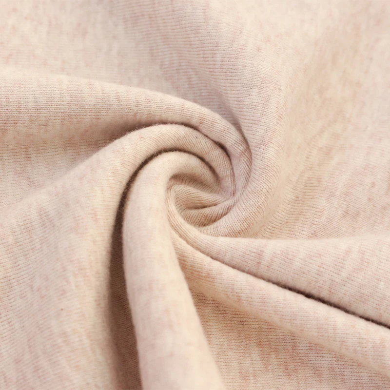 Wholesale 200gsm 85% cotton 15% cashmere 1*1 rib knitted wool fabric for clothing