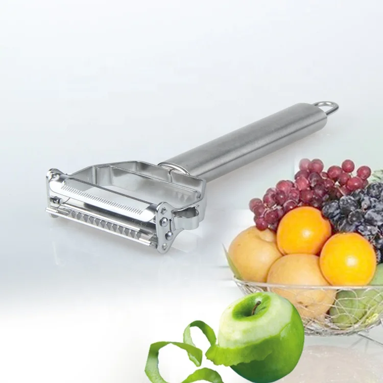 Food Grade Multifunctional Julienne Stainless Steel Vegetable Cucumber Potato Peeler