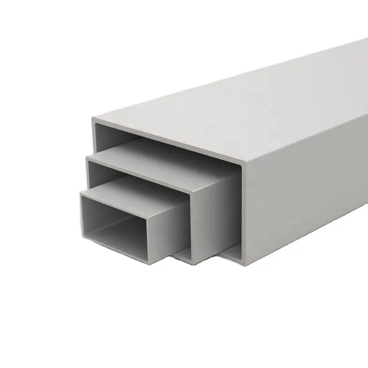 Manufacturer extrusion tube profile aluminum rectangular pipe