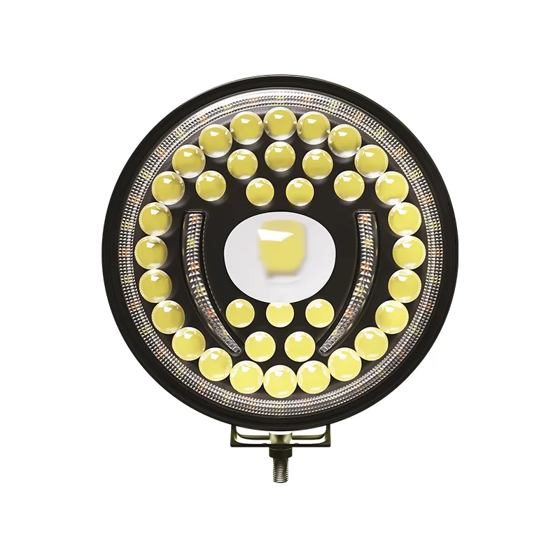 5inch Led Round Headlight Auto Part For Off-road Driving High And Low Beam