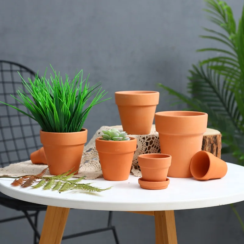 Succulent Plant Pots 2 Inch Terracotta  Mini Pots Clay Red Planter with Drainage Hole Clay  Mini Pots