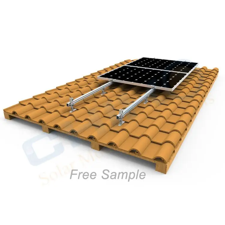 Hot Sale Solar Mounting Structure Guide Rail Solar Panel Mounting Rail