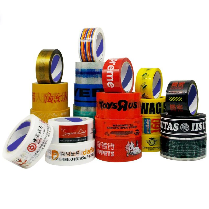 Packaging Box Adhesive Logo Printing Packing Opp Custom Bopp Printed Tape - Buy Adhesive Egypt Shipping Custom Personalized Wate
