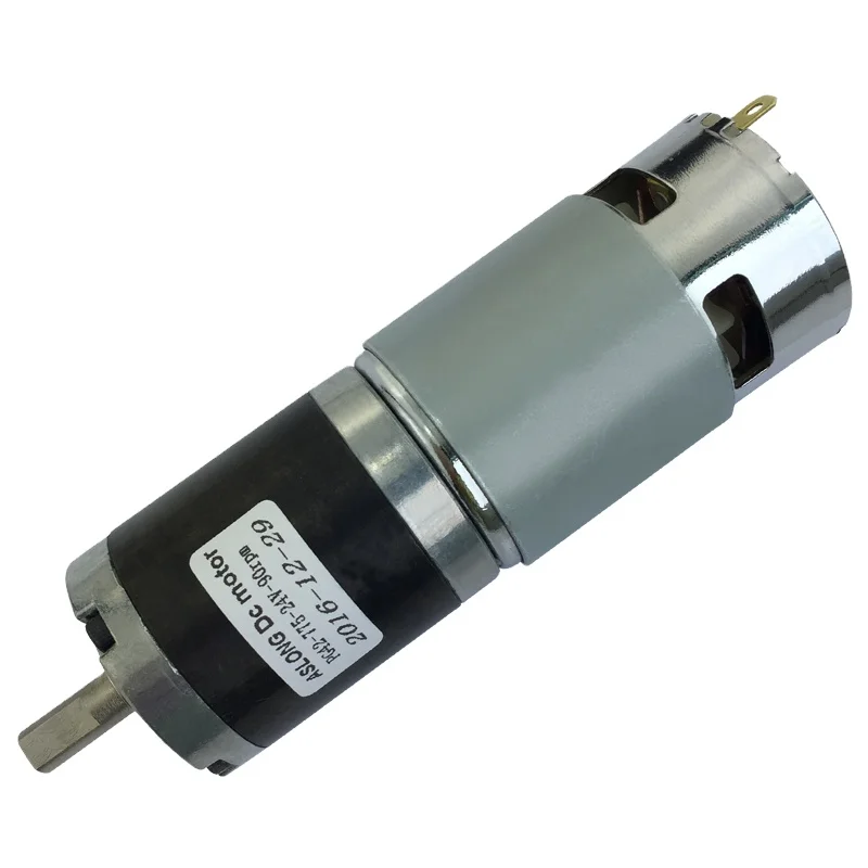 
Customized 42 Mm Rs775 High Torque Low Noise Long Life 24V PG42-775 Planetary Gearbox Motor for Pool Cover Dc Electric Motor 