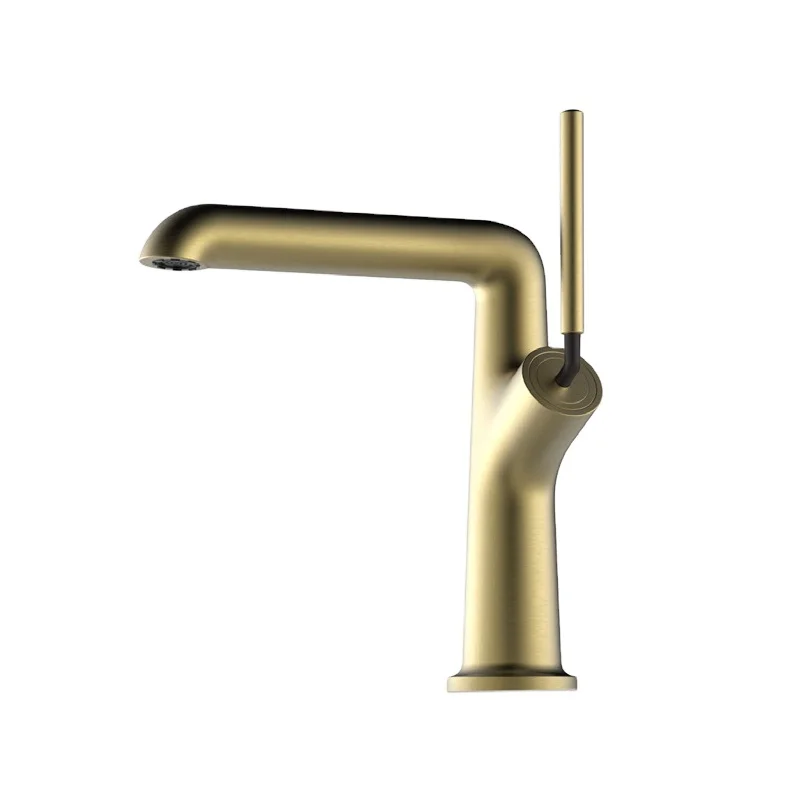 DQOK popular Contemporary bathroom exquisite art design brass wash basin faucet