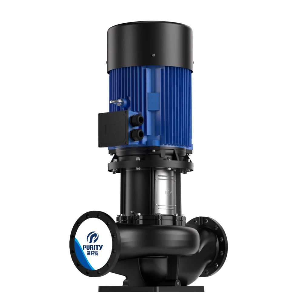 vertical in-line flow rate water 50kw centrifugal pump suppliers components 190m3/h centrifugal booster pump