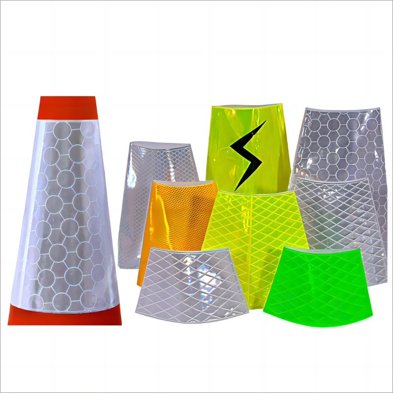 Dingfei Wholesale 28 Inch Construction Road Safety Control Rubber Custom Reflective PVC Traffic Cone Collar Sleeves