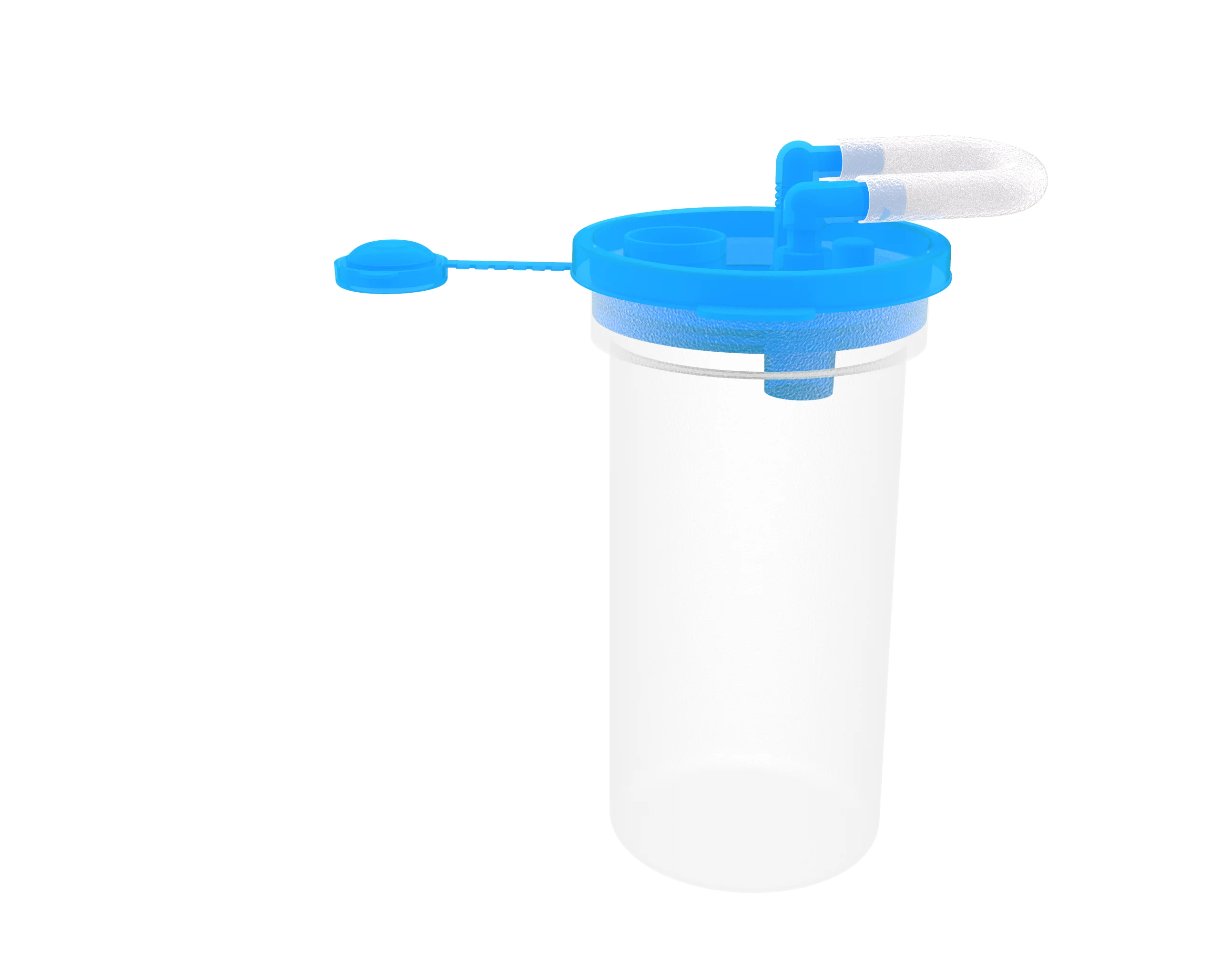 Hot Sale Hospital Disposable Translucent 1000ml High Leakproofness shut-off filter suction liner bag