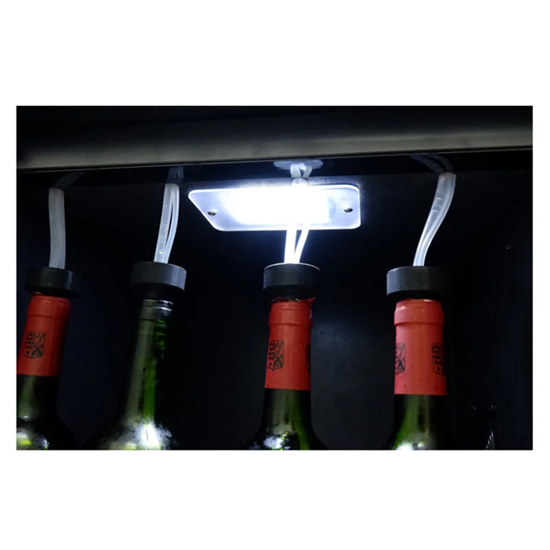 Good Qulilty Compressor Refrigerator 4 Bottles Wine Dispenser With Adjustable Reducing Valve