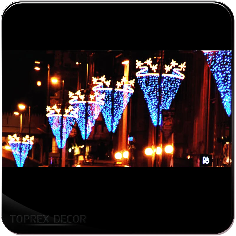 Toprex Outdoor Easter christmas decoration 2d led pole mounted street motifs lights