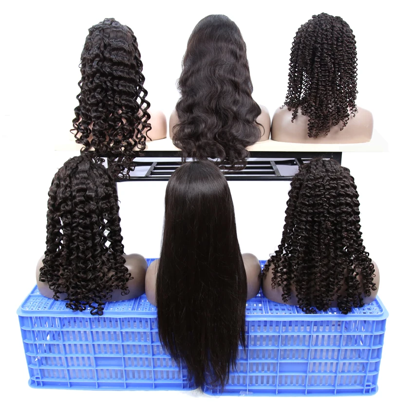 Best selling full lace wig body wave high quality wholesale straight natural U part human hair wigs