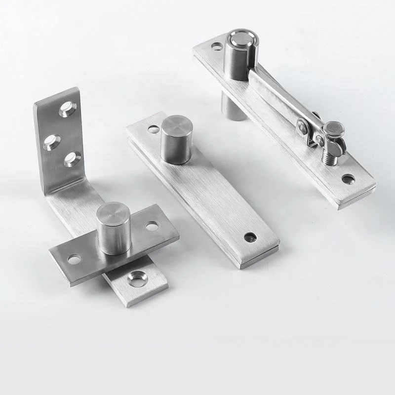 Stainless Steel Adjustable Metal Rotating Hinge For Wood Door Hidden Concealed Up Down Shaft Gate Pivot Hinge