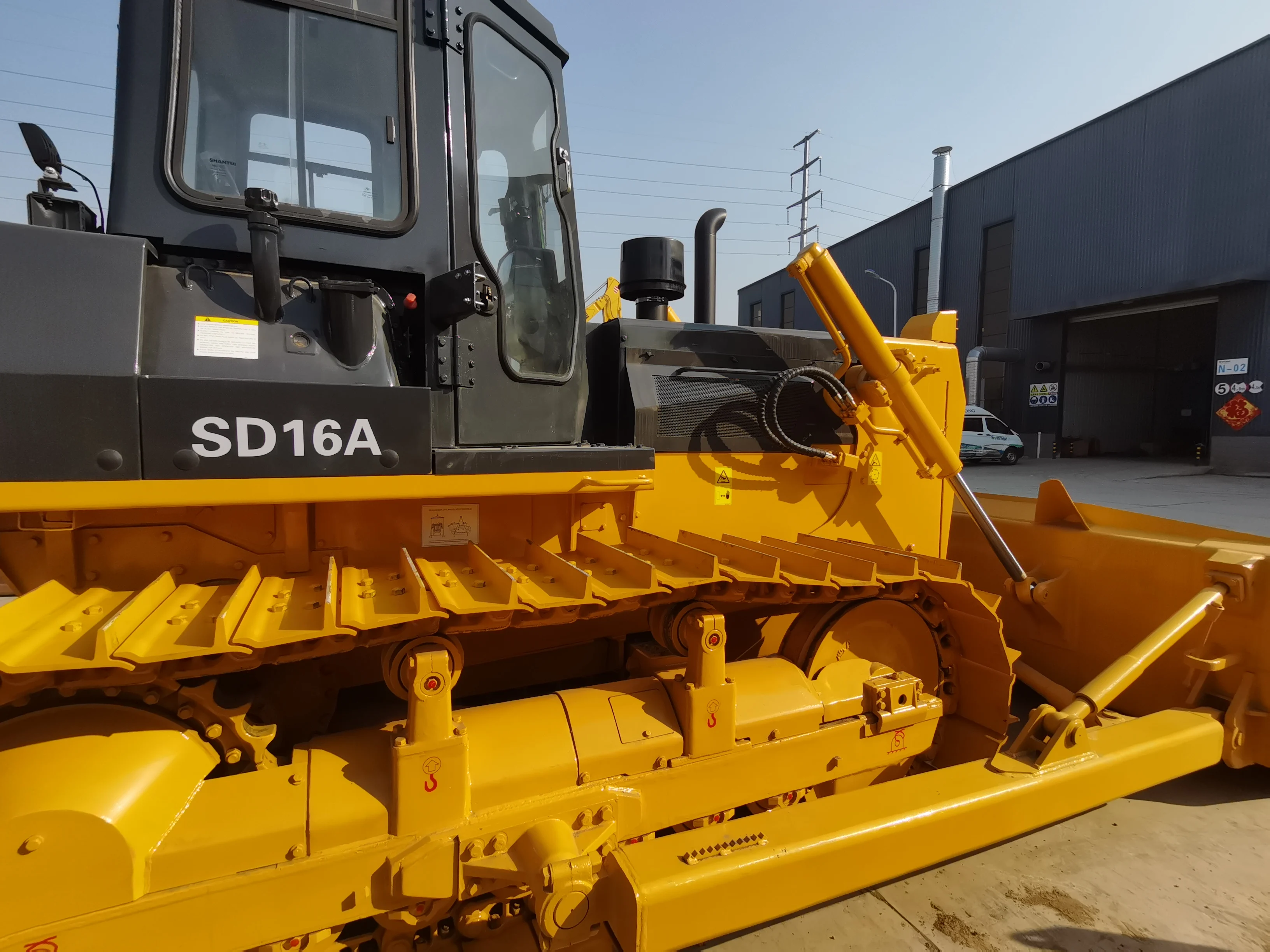 Shantui землеройный толкатель Sd16 бульдозер 160 л.с. с электронным управлением