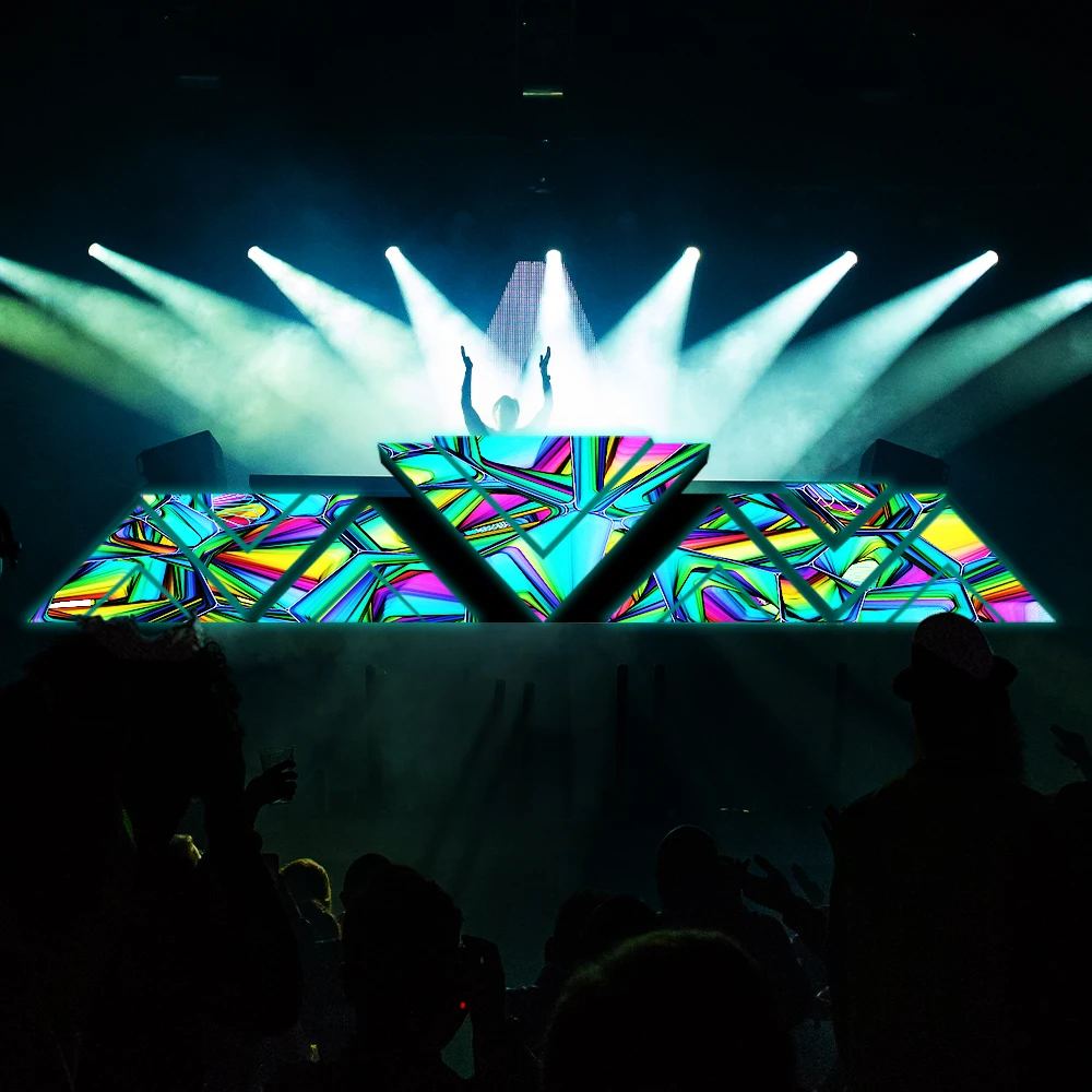  Высокое качество LED DJ стенд светодиодный дисплей большой стадион экран Настольный на заказ