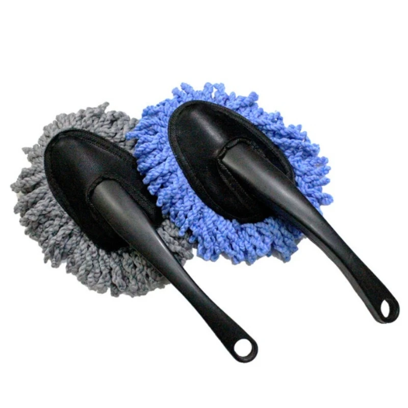 YXHT Car Duster-3 Super Soft Microfiber Triangle Car Duster Wiper Cleaning Wax Dirt Brush