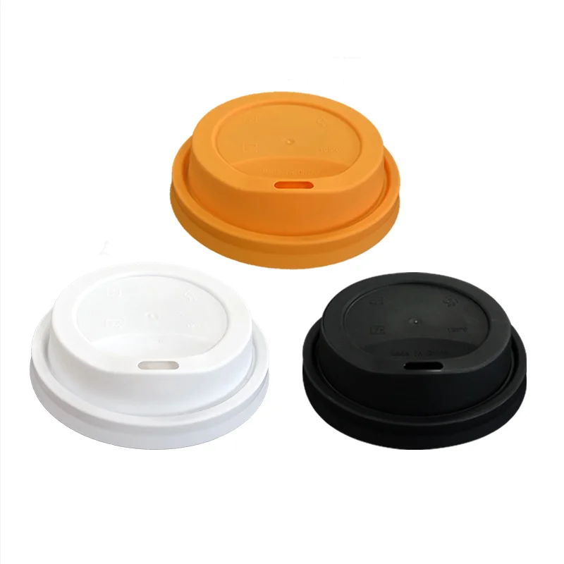 Экологичная Крышка для чашки 80/90 мм, новый стиль, Высококачественная крышка из полипропилена для чая и кофе, пластиковая крышка для чашки с пробкой для молока и чая