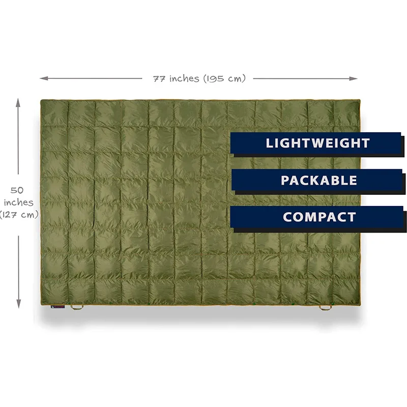 JETSHARK Outdoor Foldable Waterproof Nylon Portable Travel Napping Camping Blanket Sleeping Down Camping Mat