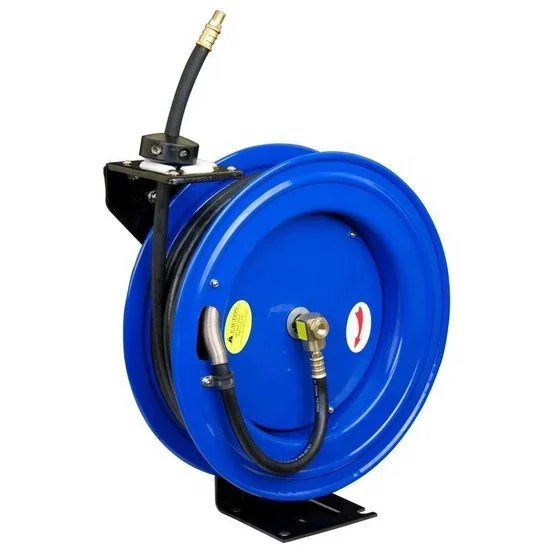 DMECL D310 AIR COMPRESSOR SPRING REWIND RUBBER HOSE REEL