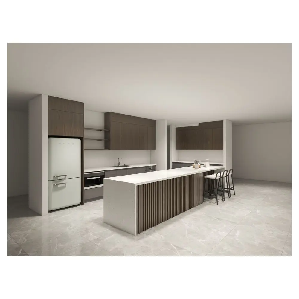 Prima New Customized service edge All side Kitchen cabinet design Professional design team serve for better projects