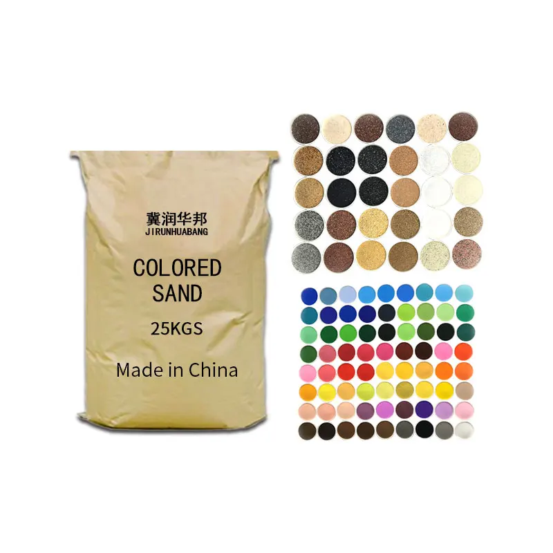 Wholesale of various colored sand for children and DIY color sand painting art