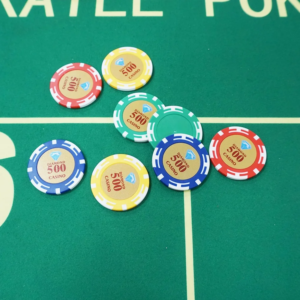 Composite RFID Diamond Sticker Chips 11g 15g High-end Anti-counterfeiting Trackable Electronic Poker Chips