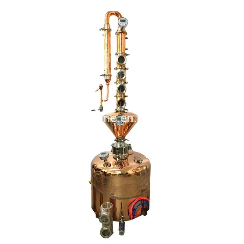 Gin Whiskey Vodka fruit Brandy stills moonshine copper distiller alcohol distillation equipment for sale