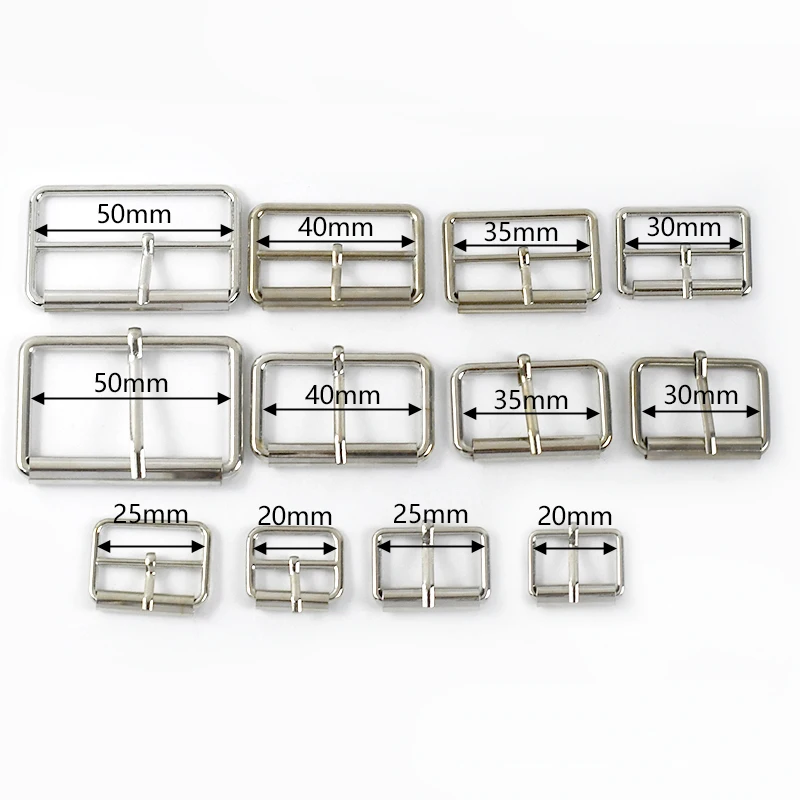 Deepeel YK302 25-50mm DIY Bag Hardware Accessories Tri-Glide Buckle Bag Strap Leather Belt Adjustable Pin Buckles