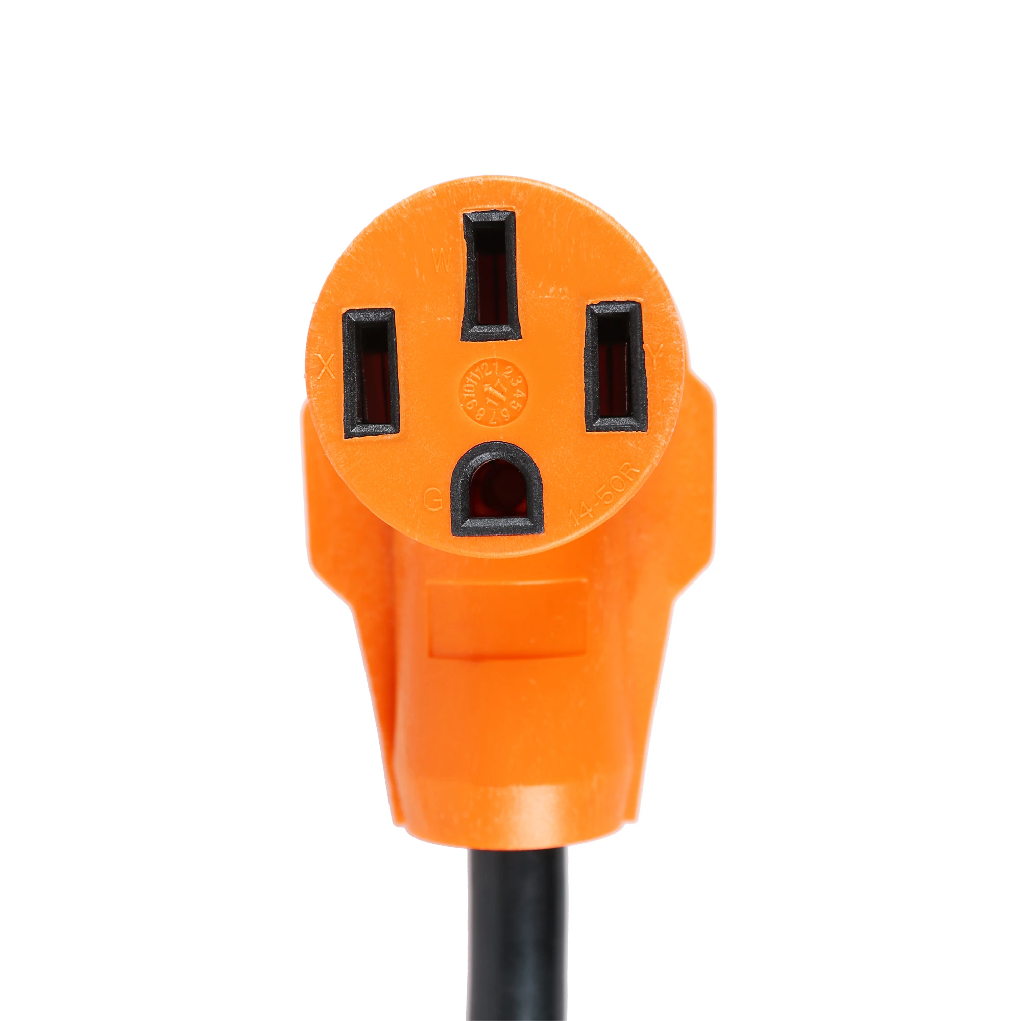 RV Electrical Power Adapter Cord 30A Male to 50A Female 10/3 STW Power Cord NEMA 5-15P 30 Amp Male Plug to 14-50R  125V
