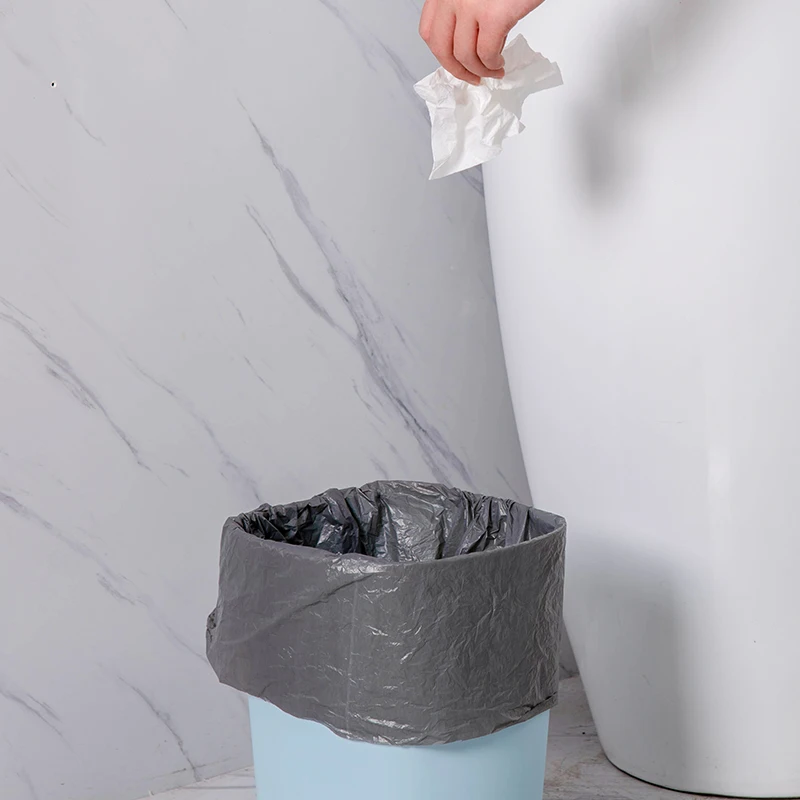 Commercial Heavy Duty Flat Seal Trash Bin Plastic 3 8 13 16 Gallon Garbage Trash Bag