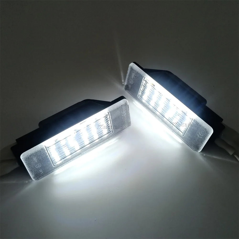 Светодиодный светильник для номерного знака Citroen C2 C3 C5 C6 C8 Peugeot 106 1007 207 307 406 407 607 лампа