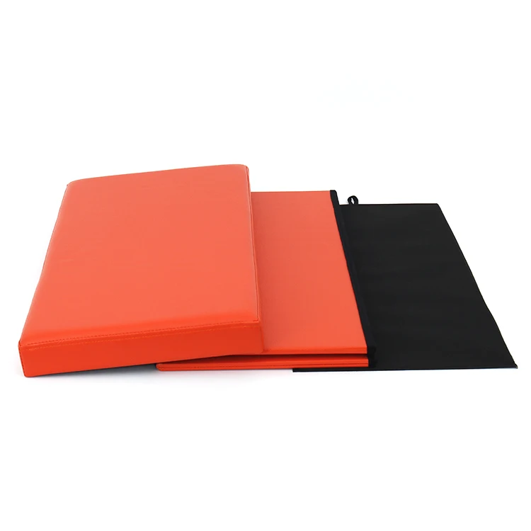 cheap leather pouf foldable storage bench ottoman footrest space saving for living room