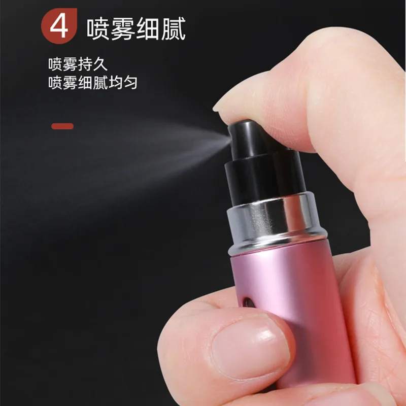 5ml perfume spray bottles matte and bright 14 color Separate bottling 5ml Cosmetic bottles carry-on perfume bottle spray