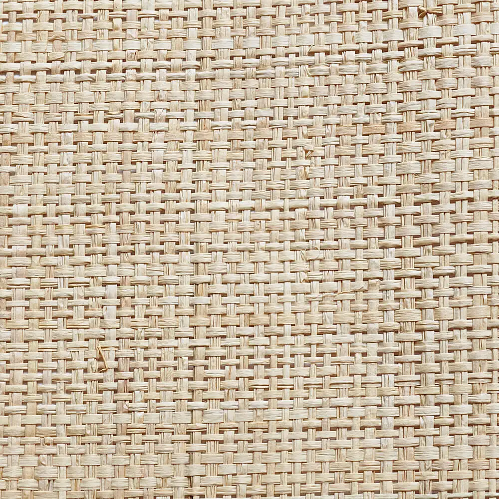 Eco-friendly 100% Natural Raffia Material Wallpaper Fabric for Clothing Home Decor Crafts Packaging Wall Ceiling