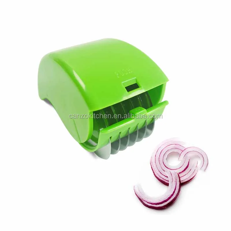 Stainless Steel Kitchen Shredder Scallion Mint Onion Chopper Herb Roller Vegetable Cutter