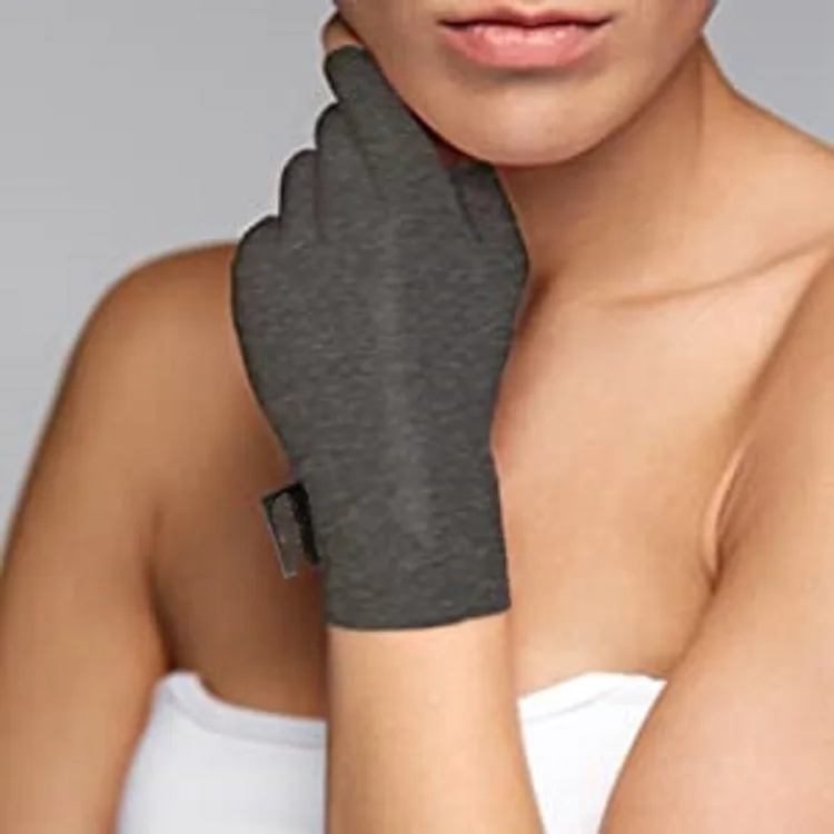 Highest Copper Content Cotton Half Finger Arthritis Gloves Compression Arthritis Gloves