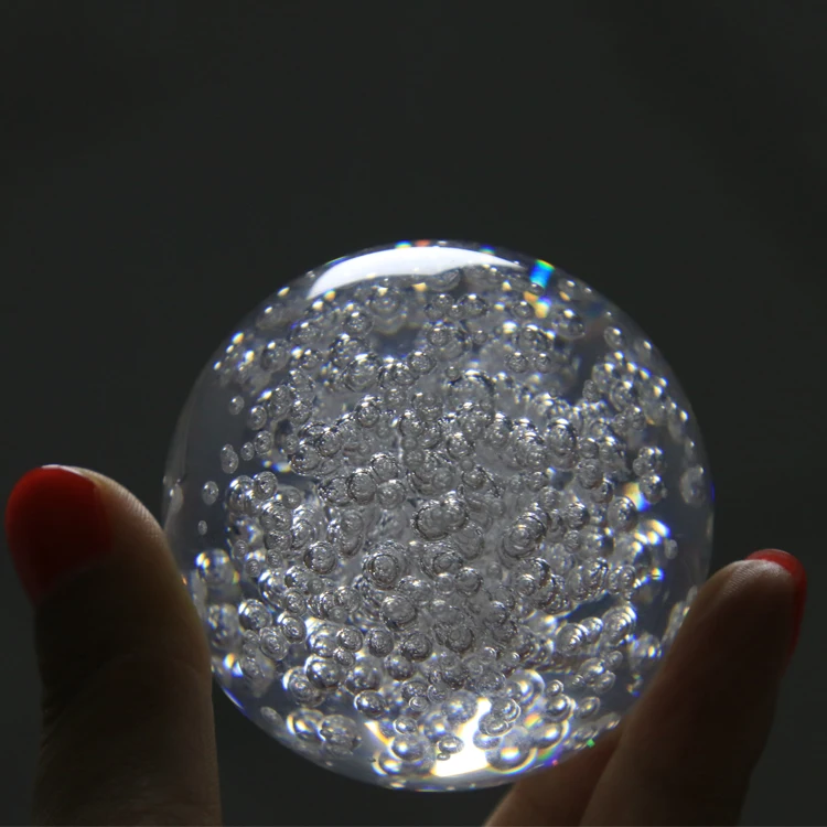 Clear Acrylic Bubble Ball Crystal Resin Decor Ball for Wedding Party Mothers Day Custom Acrylic Contact Juggling Ball