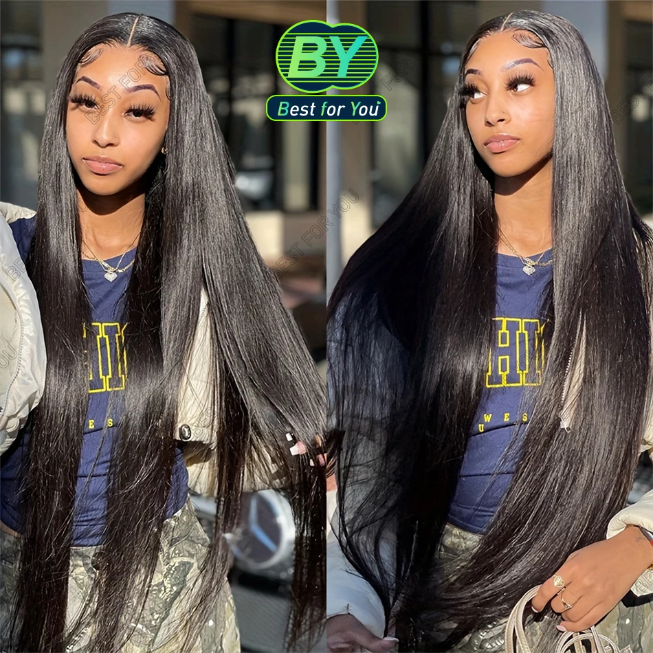 12A, высокое качество, HD прозрачные прямые волосы 13x6, парик на фронтальной сетке, предварительно выщипанные натуральные волосы, клюквенные волосы, Remy