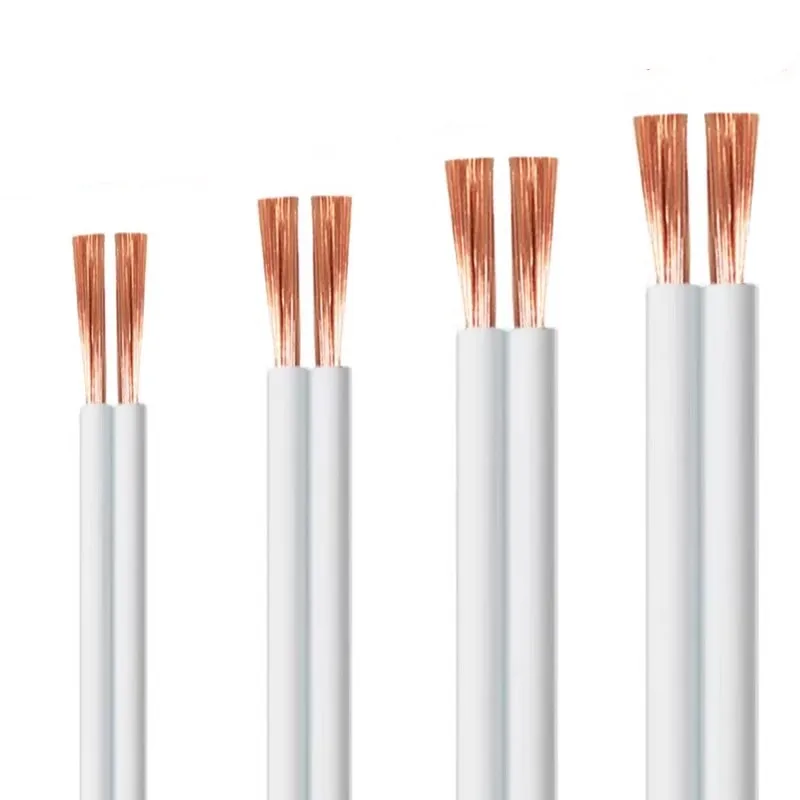 Figure 8 Parallel Webbed Cable Wire for Audio and Electronic Wiring White