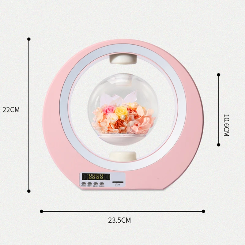 Kinglobe Custom PVC Plastic Maglev Globe Wholesale Desktop Decor Speaker for Birthday Home Extreme Souvenir Gift for Girlfriend