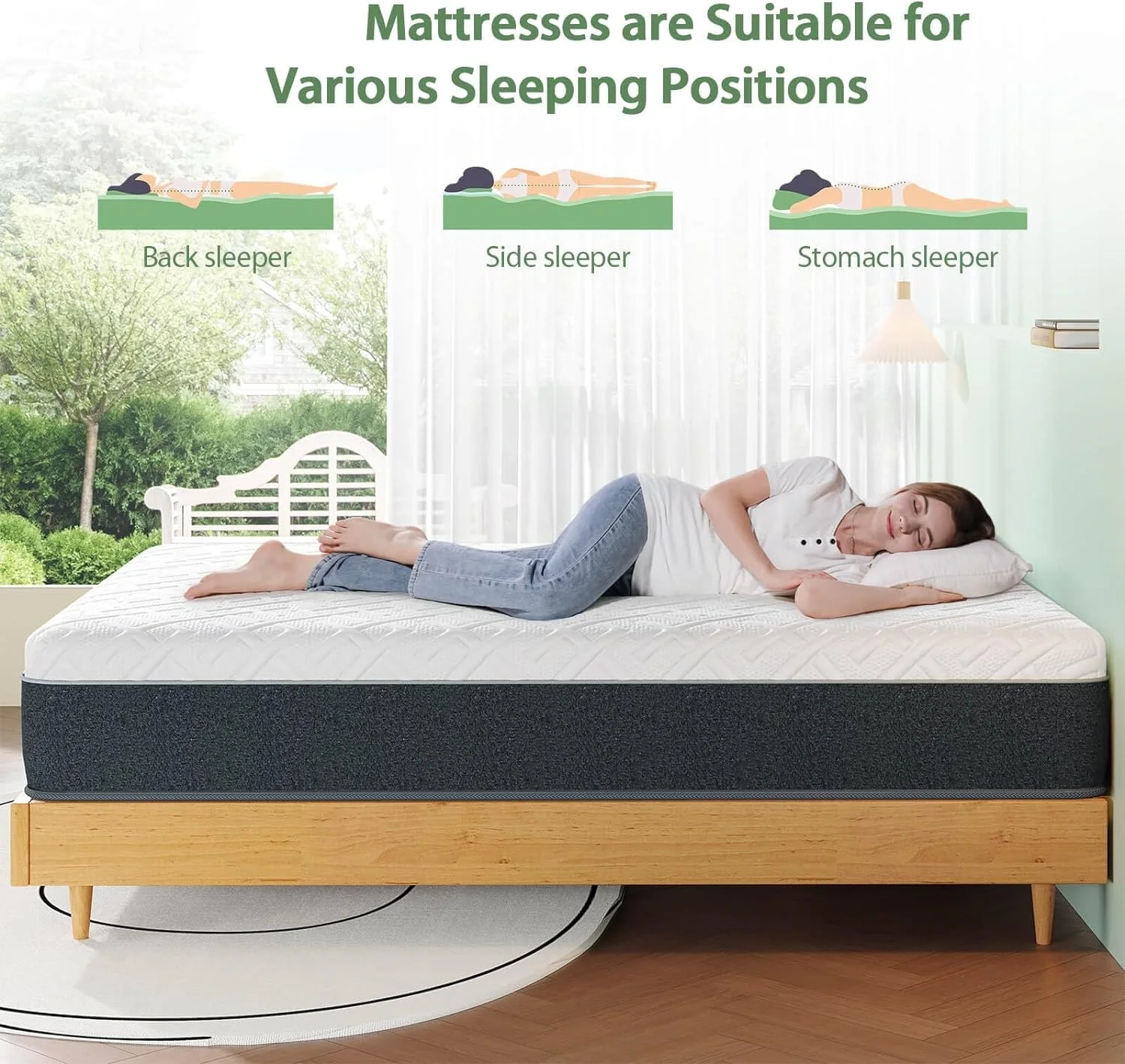 2023 Best Quality 5 star hotel pocket/box spring mattress and bed base twin size mattress matratze colchones