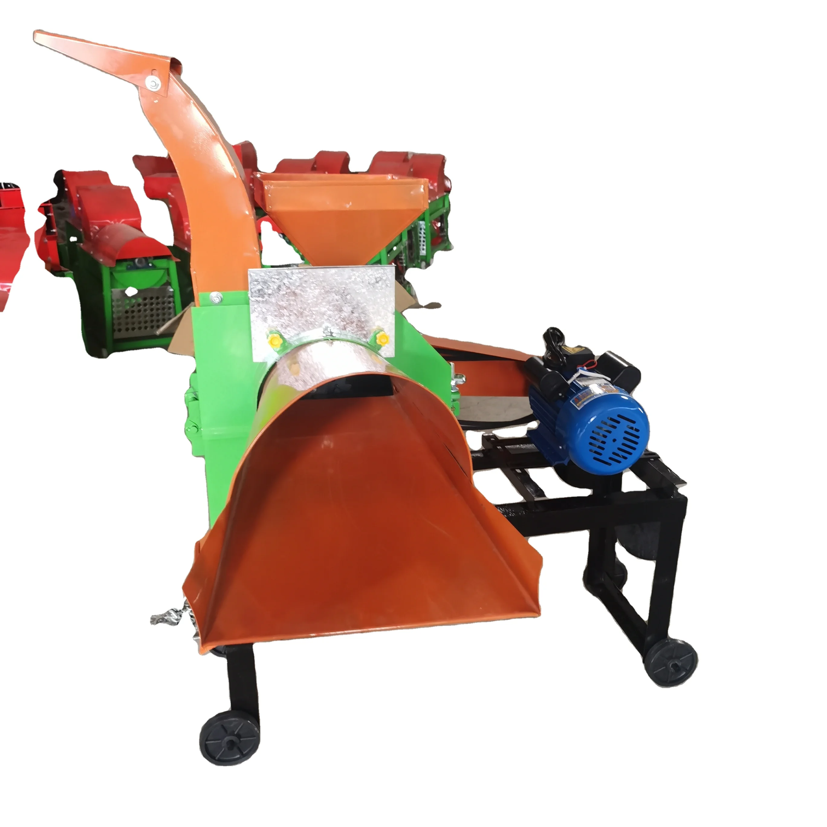 Weiwei making feed wholesale cheap forage chopper chaff cutter hay animal hammer mill grass straw