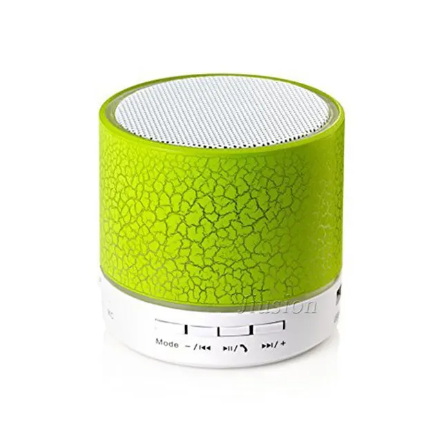A9 BT-Compatible Speaker Mini Wireless Loudspeaker Crack LED TF USB Subwoofer Speakers MP3 Stereo Audio Music Player