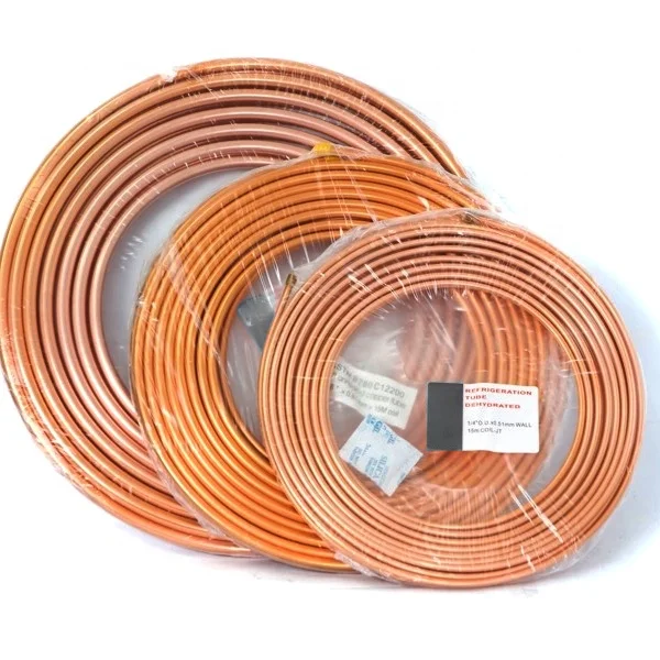 Copper Coil High Quality  Air Conditioner Copper Pipe Manufacture Pancake Coil Capillary Copper Coil