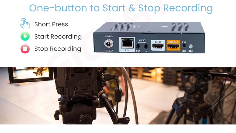 Low cost One Channel Portable 1080P 60 FPS Recoding SRT RTSP RTMP 4 streaming Live  Encoder