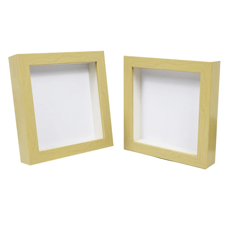 
High Quality 3D Deep A4 Custom Wooden Eco-friendly Shadow Box Photo Frame for Home Furnishing Decoration 